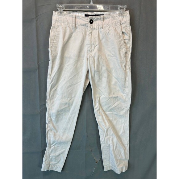 American Eagle Outfitters Straight Pant Men's Size 29x30 White Pockets Cotton - Picture 2 of 8